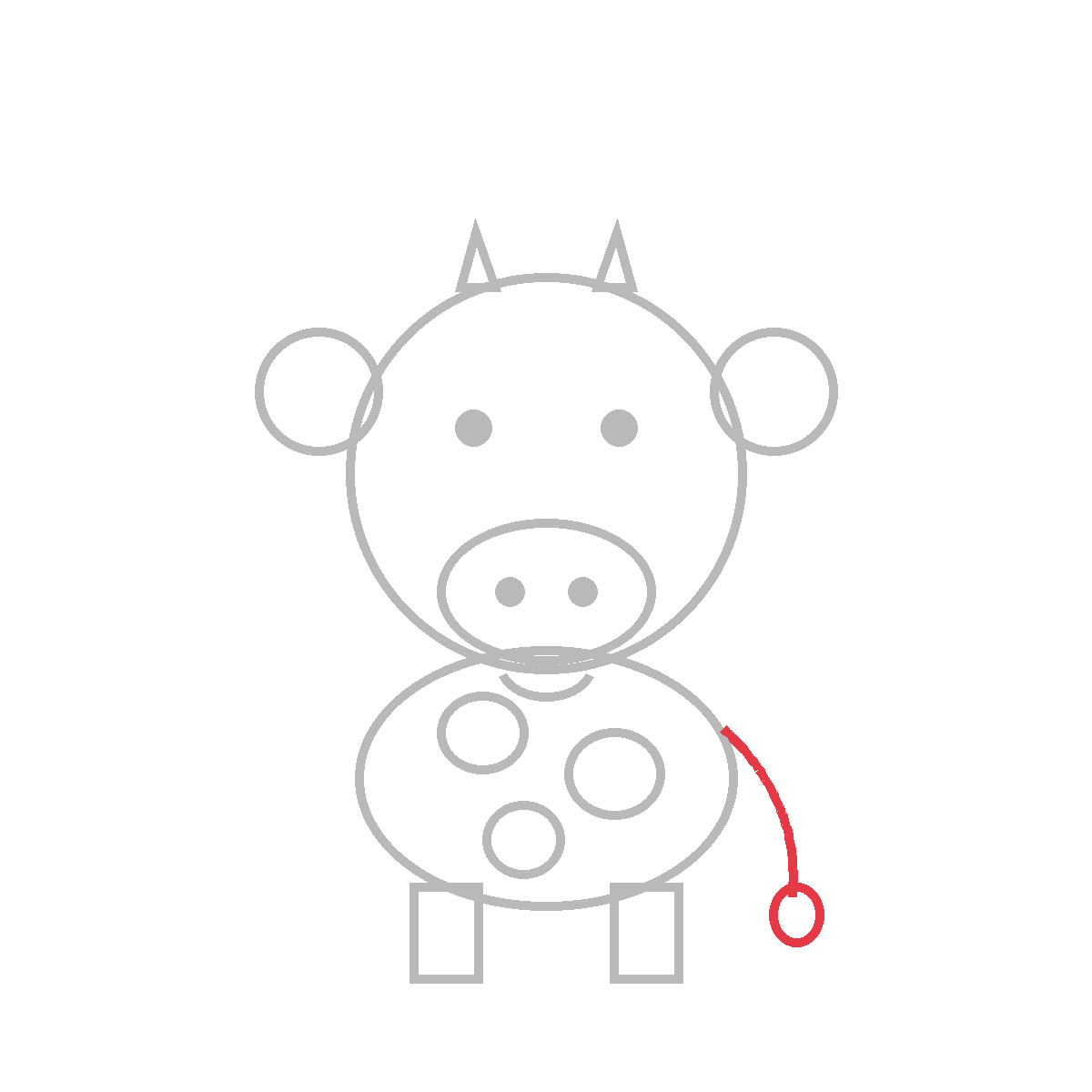 How to Draw a Cow — step 7