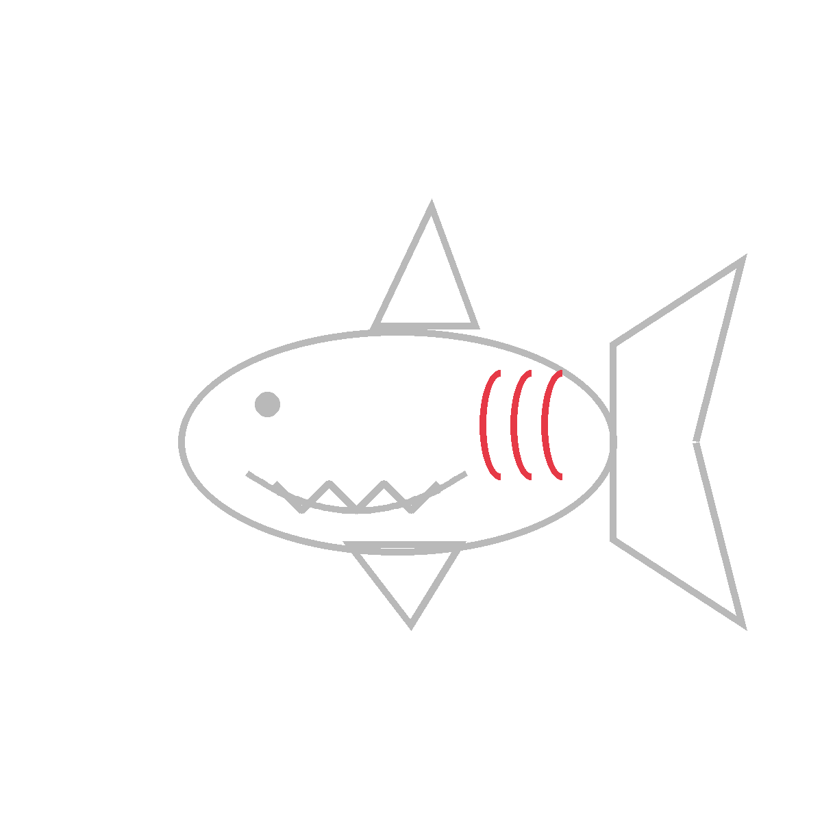 How to Draw a Shark — step 7