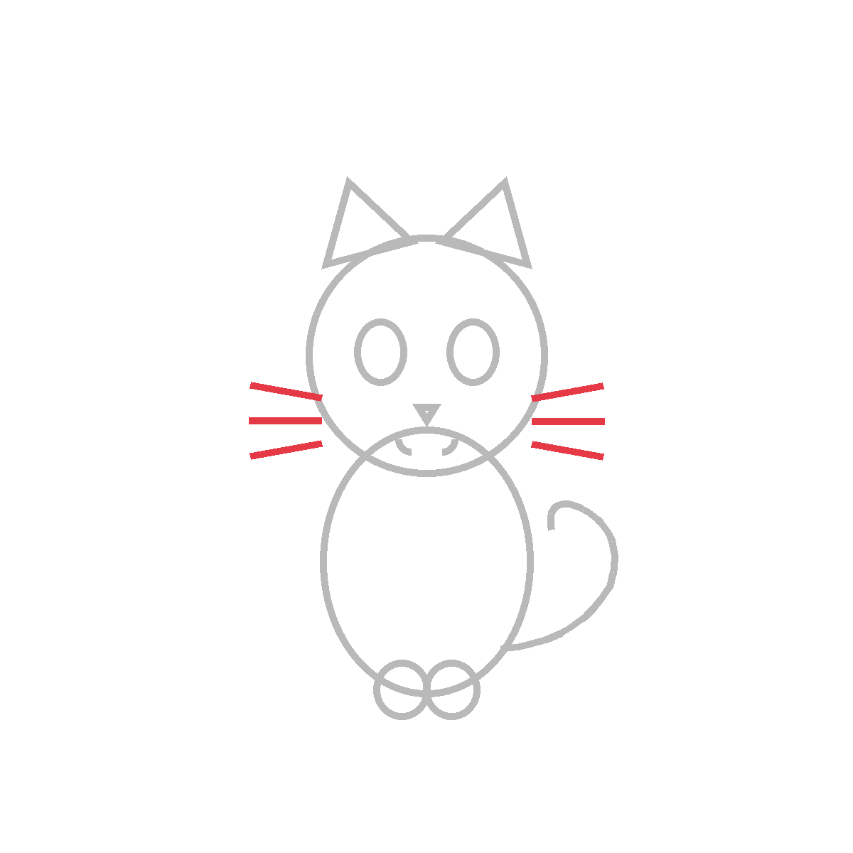How to Draw a Black Cat — step 8