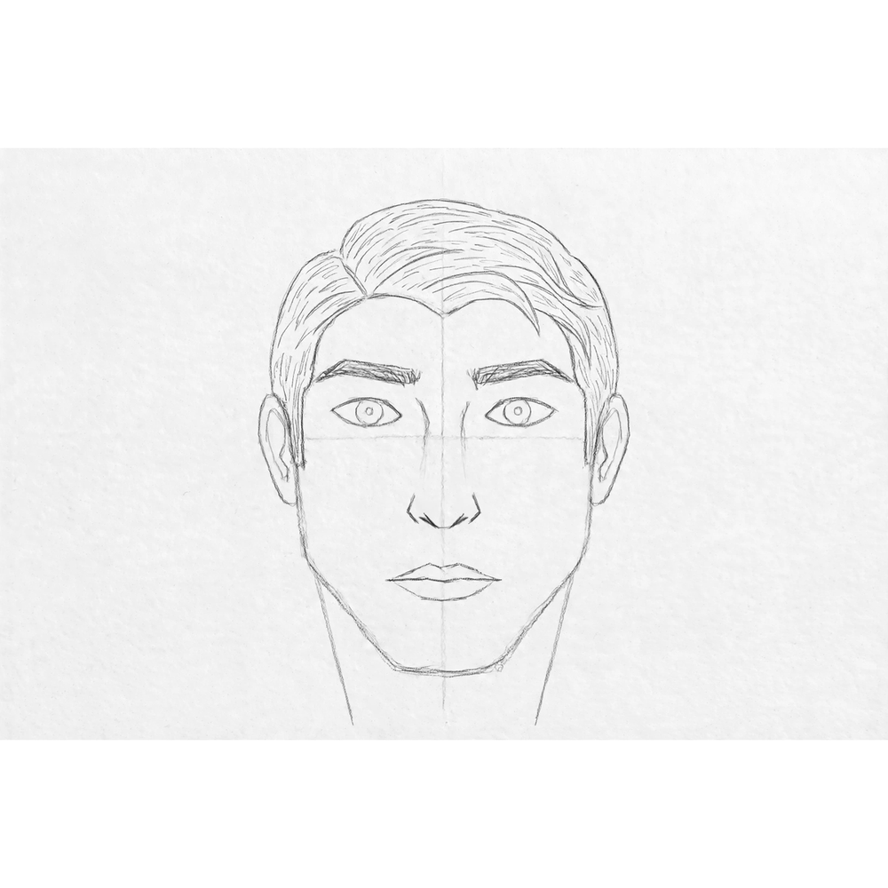 How to Draw Short Hair — step 9