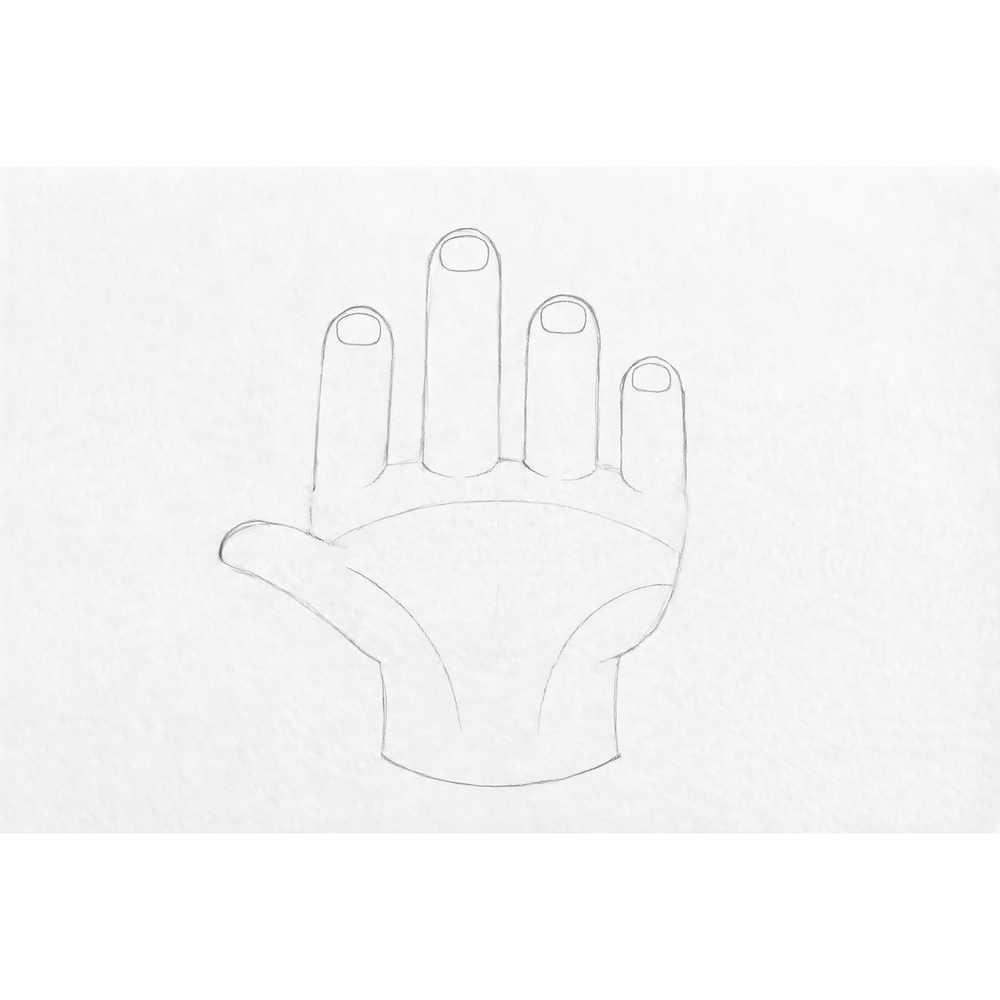 How to Draw a Hand — step 9